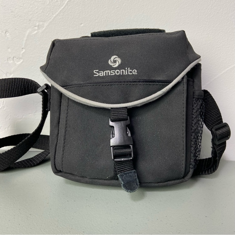 Samsonite Small Electronics Travel Camera Miscellaneous Bag Black Shoulder Strap